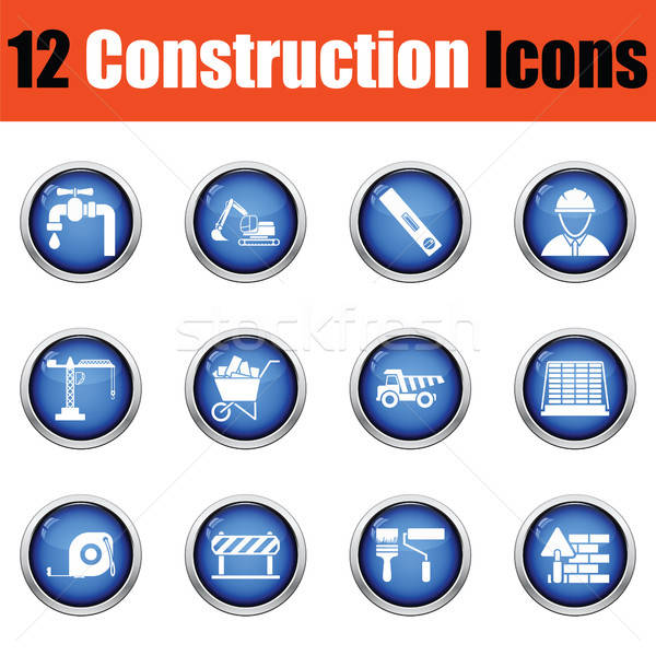 Construction icon set.  Stock photo © angelp