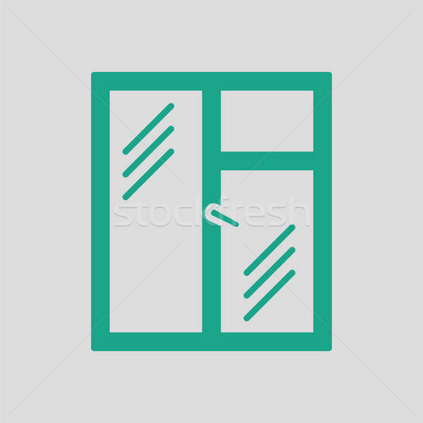 Icon of closed window frame Stock photo © angelp