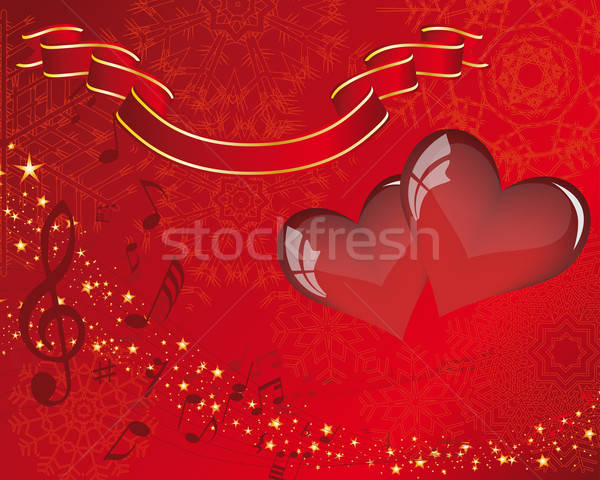 St. Valentine's day card Stock photo © angelp