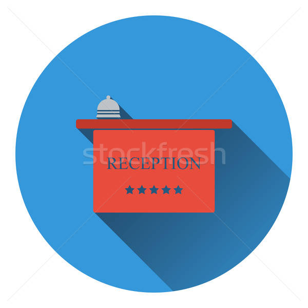 Hotel reception desk icon Stock photo © angelp