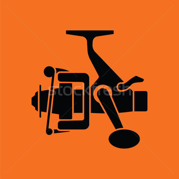 Icon of Fishing reel  Stock photo © angelp