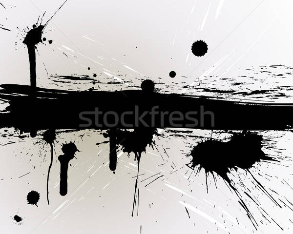 Stock fotó: Grunge · vektor · absztrakt · terv · festék · háttér