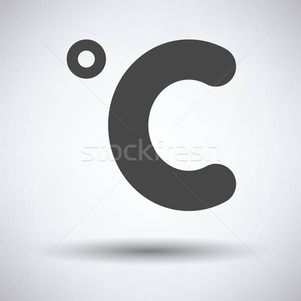 [[stock_photo]]: Celsius · icône · gris · fond · web · science