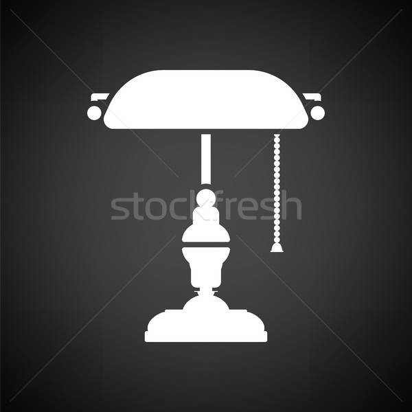 Writer's lamp icon Stock photo © angelp