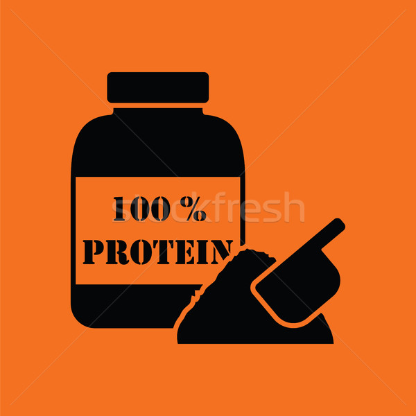 Protein conteiner icon Stock photo © angelp