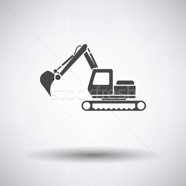Icon of construction excavator Stock photo © angelp