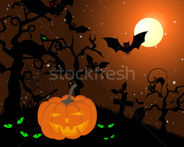 Happy halloween  Stock photo © angelp