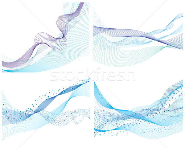 set of water background Stock photo © angelp