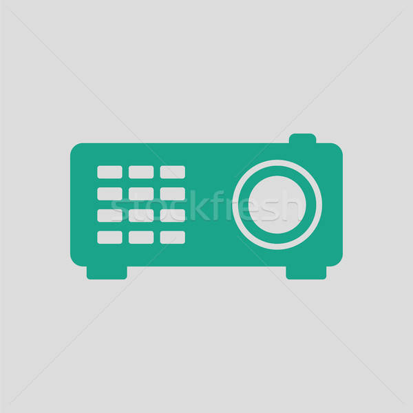 Video projector icon Stock photo © angelp