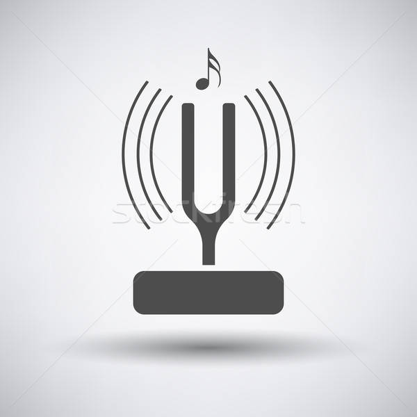Tuning fork icon Stock photo © angelp