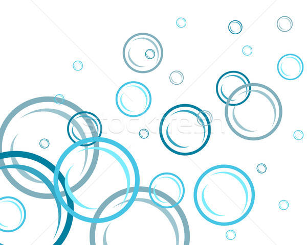 Water abstract vector bubbels lucht ontwerp Stockfoto © angelp