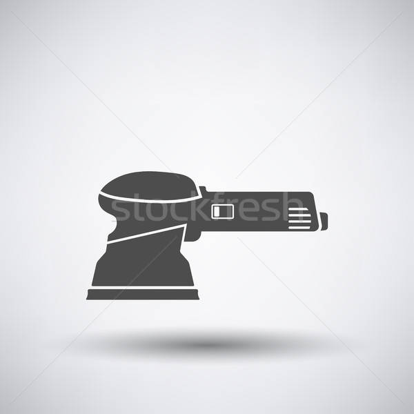 Schleifer Symbol grau Geschwindigkeit Silhouette Macht Stock foto © angelp