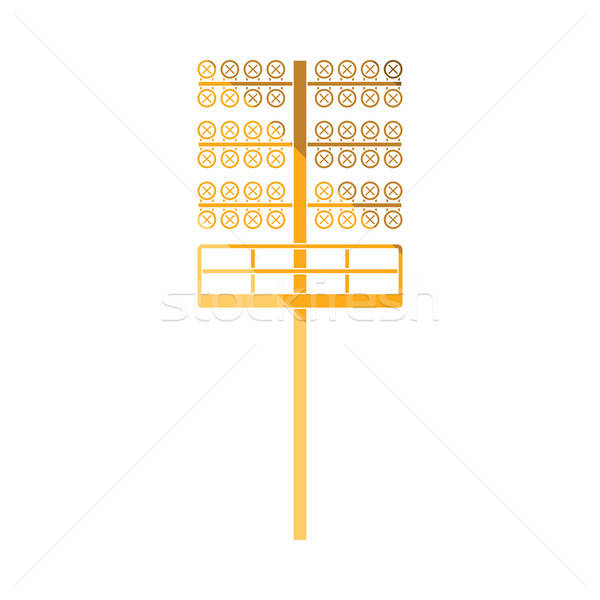Soccer light mast  icon Stock photo © angelp
