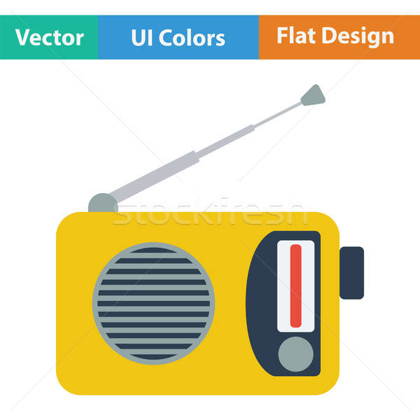 Radio icon Stock photo © angelp