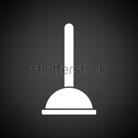 Plunger icon Stock photo © angelp