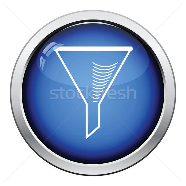 Icon of chemistry filler cone Stock photo © angelp