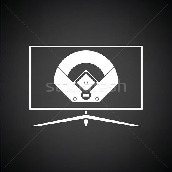 Baseball tv translation icon Stock photo © angelp