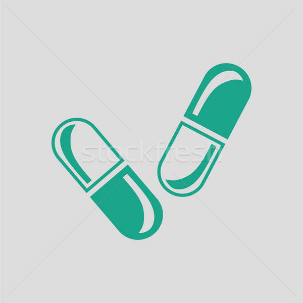 Pills icon Stock photo © angelp