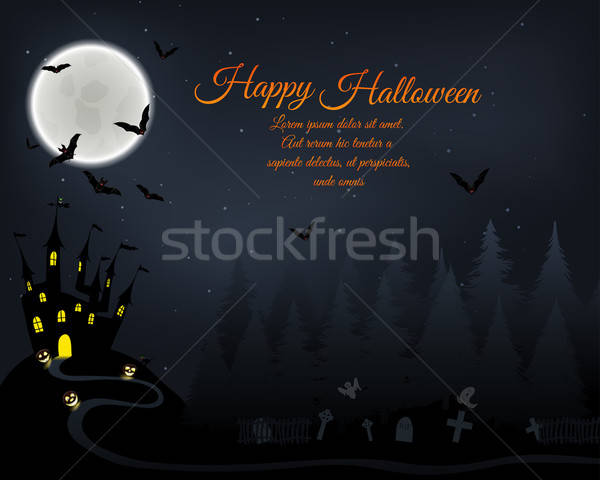 Halloween Greeting Card Stock photo © angelp