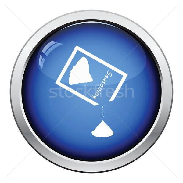 Assaisonnement paquet icône bouton design Photo stock © angelp