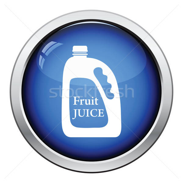 Stok fotoğraf: Meyve · suyu · ikon · parlak · düğme · dizayn · gıda