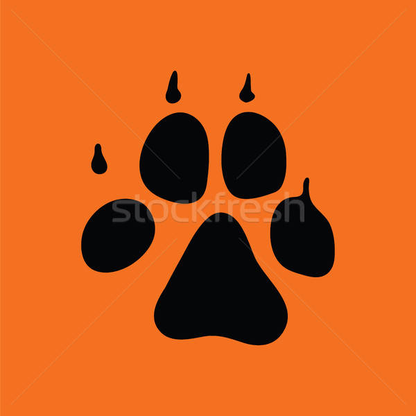Stock photo: Dog trail icon