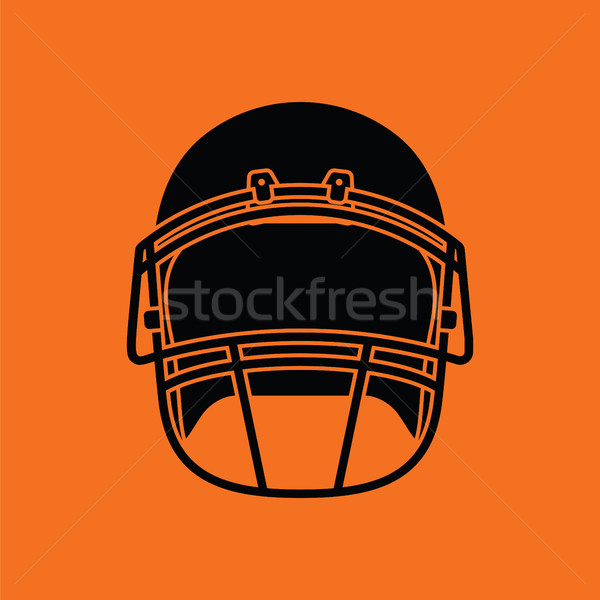 American football helmet icon Stock photo © angelp