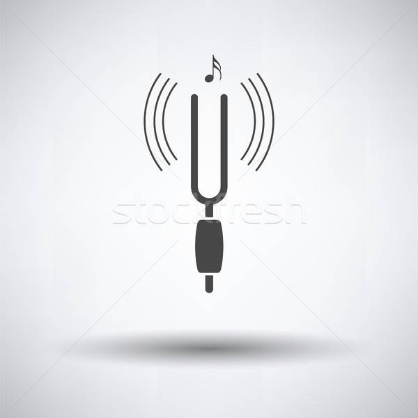 Tuning fork icon Stock photo © angelp