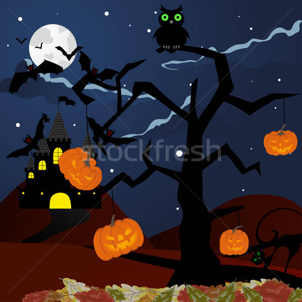 Happy halloween card Stock photo © angelp