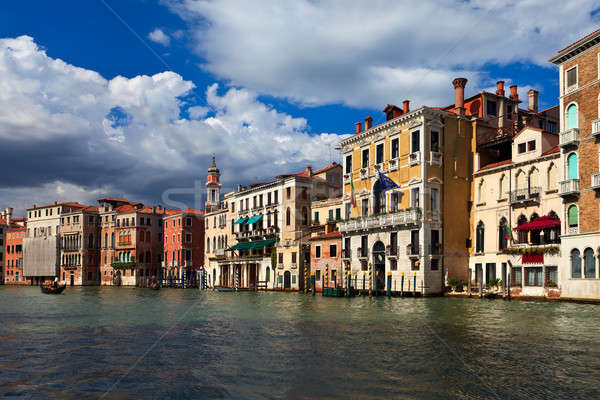Beautiful buildings on main canal of Venice Stock photo © angelp