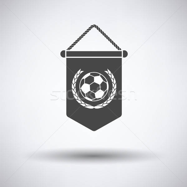Football pennant icon Stock photo © angelp