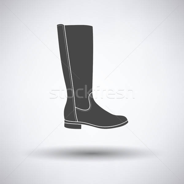 Autumn woman boot icon Stock photo © angelp