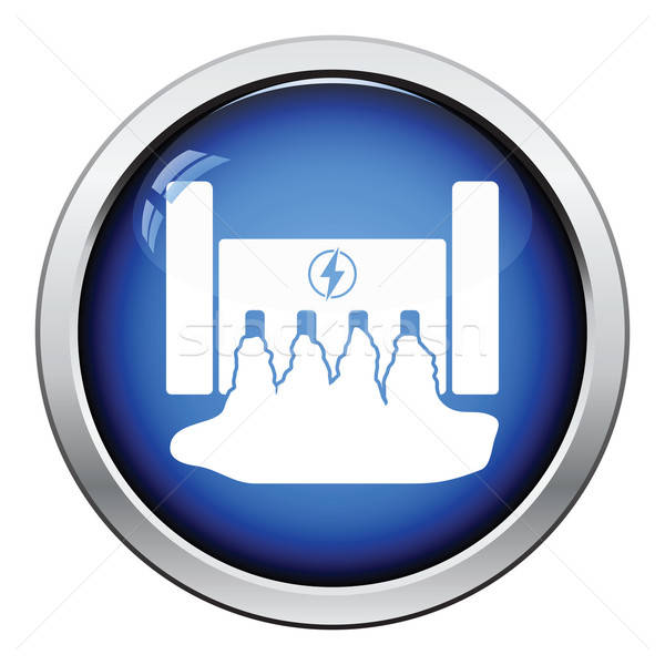 Hydro power station icon Stock photo © angelp