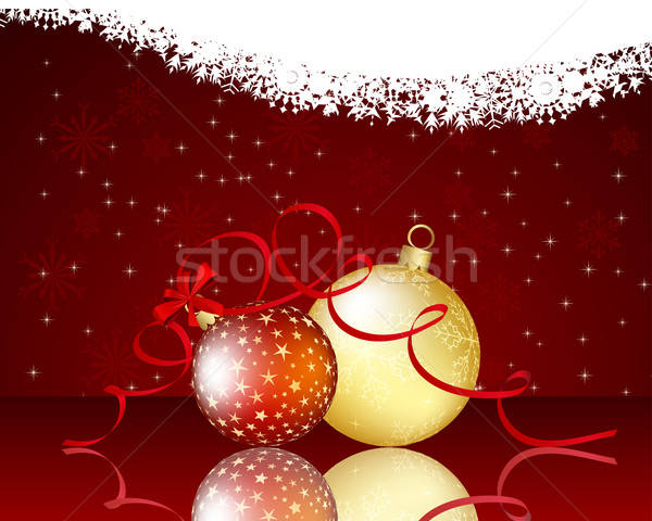 ストックフォト: クリスマス · 美しい · カード · 透明