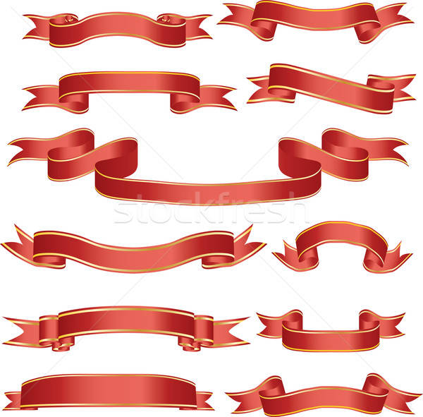 vector ribbons Stock photo © angelp