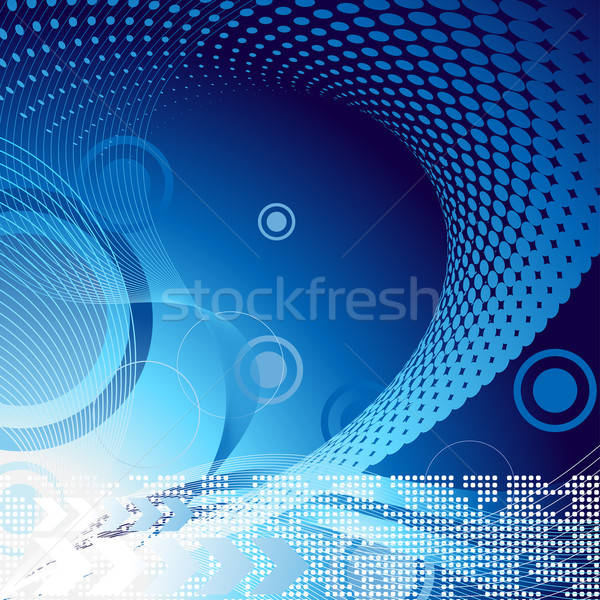 Techno patroon abstract vector sjabloon ontwerp Stockfoto © angelp