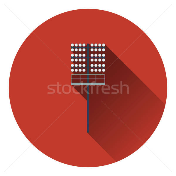 Icon of football  light mast Stock photo © angelp