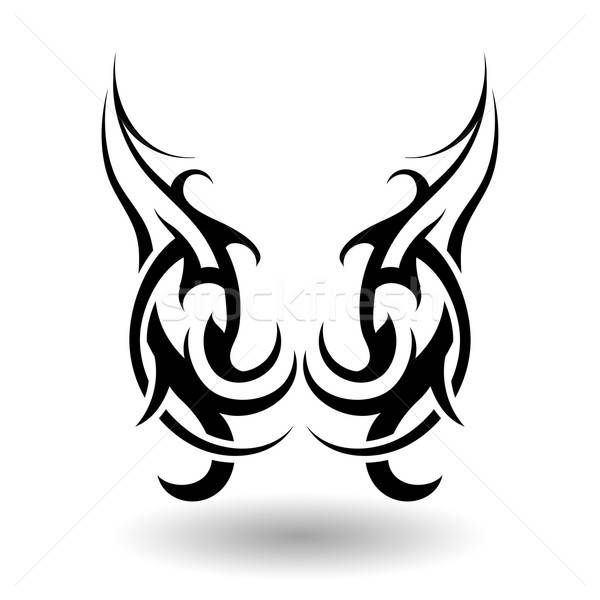 Hand Drawn Tribal Tattoo Stock photo © angelp