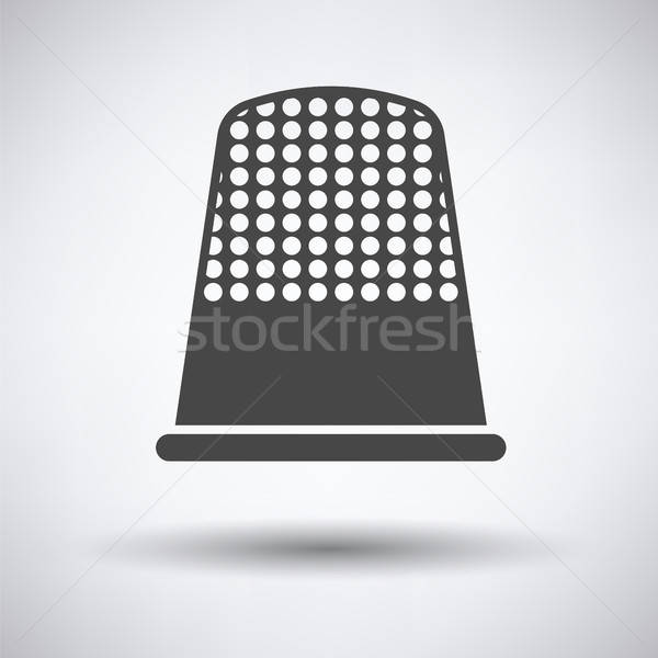 Tailor thimble icon Stock photo © angelp