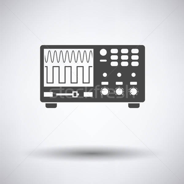 Oscilloscope icon Stock photo © angelp