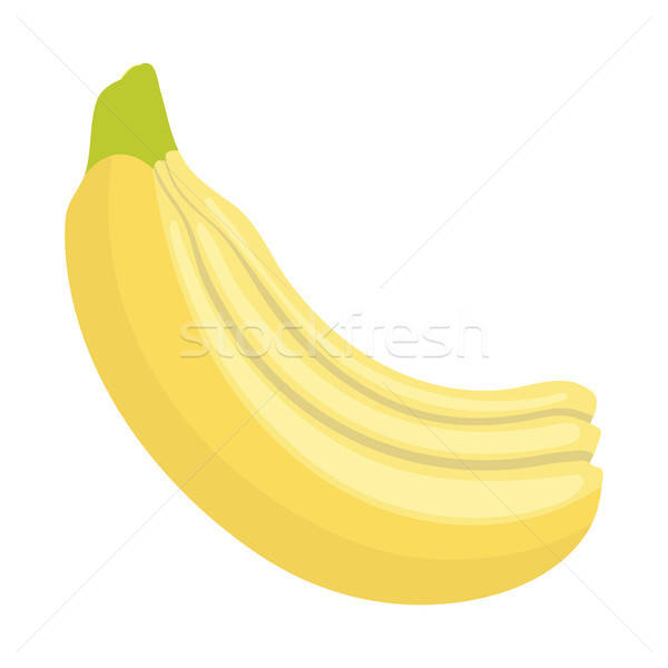 Projeto ícone banana ui cores natureza Foto stock © angelp