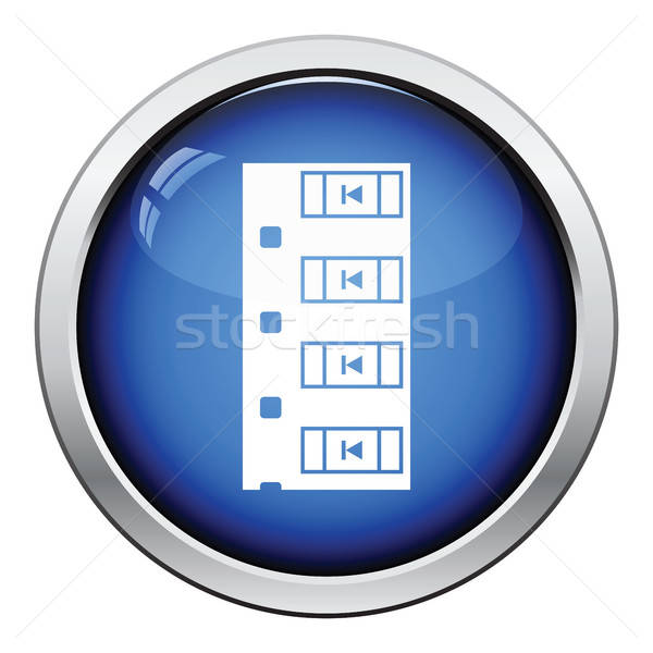 Diodo componente cinta icono botón Foto stock © angelp