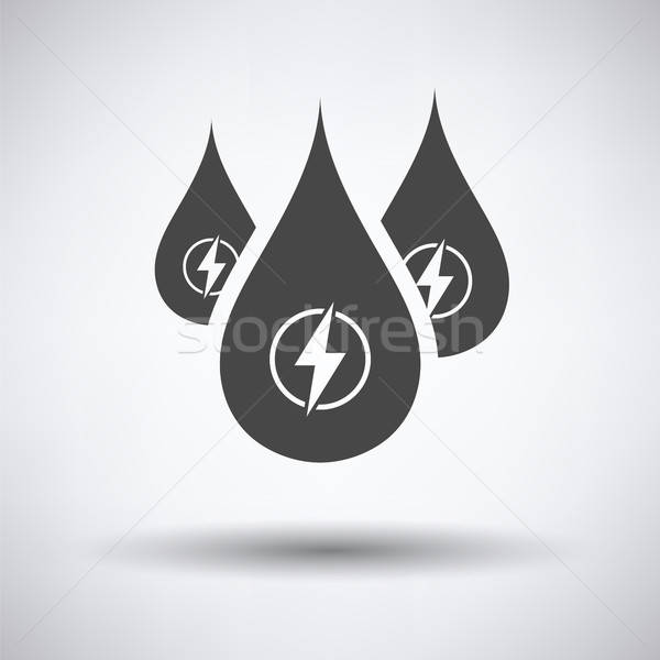 Hydro energy drops  icon Stock photo © angelp