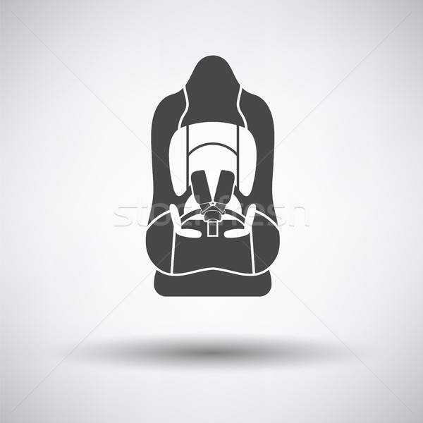 Stock photo: Baby car seat icon