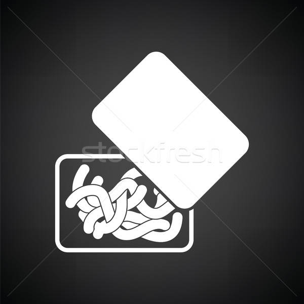 Icon of worm container Stock photo © angelp