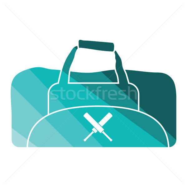 Cricket bag icon Stock photo © angelp
