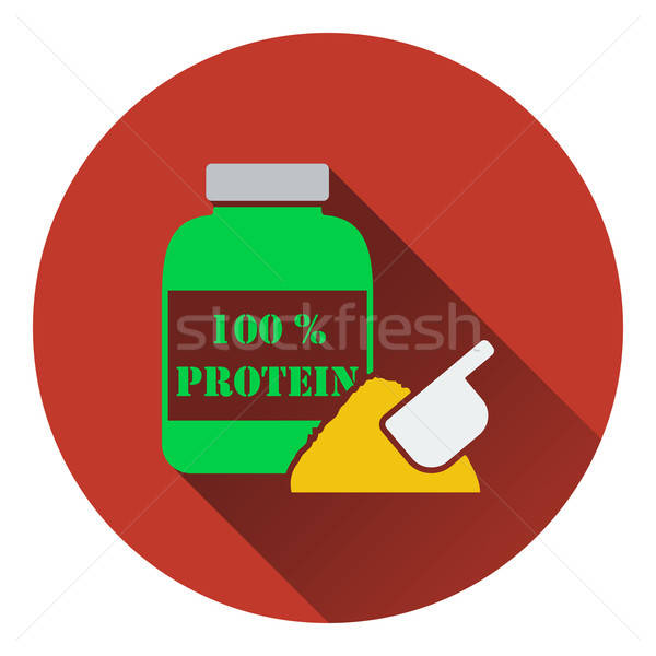 Icon of Protein conteiner Stock photo © angelp
