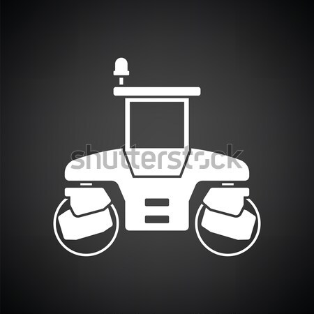 Icon of road roller Stock photo © angelp