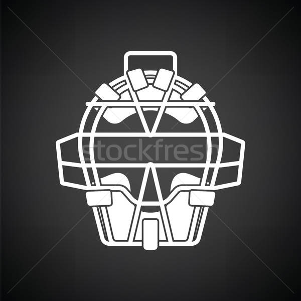 Baseball face protector icon Stock photo © angelp