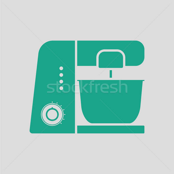 Kitchen food processor icon Stock photo © angelp